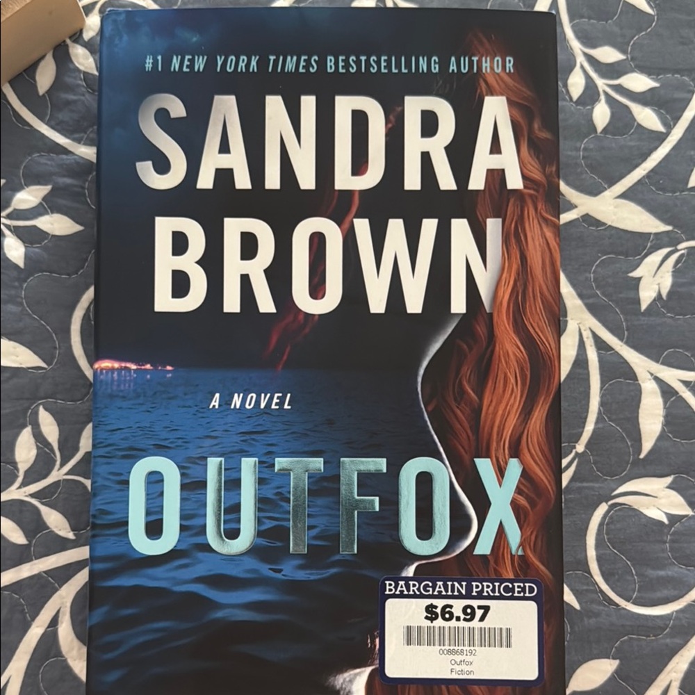 Sandra Brown 'Outfox' Hardcover Book